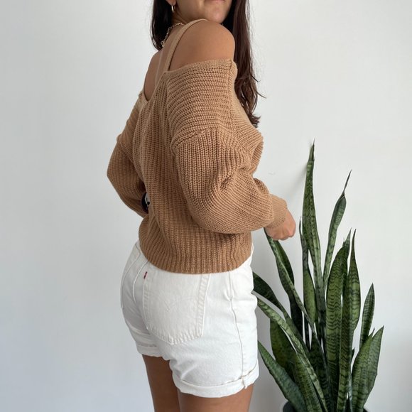 NWT Almost Famous reversible twist knit oversized sweater - Picture 5 of 8